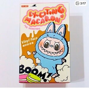 LABUBU Blind Box ● AUTHENTIC Exciting Macaroon Plush Charm Pendant Keychain